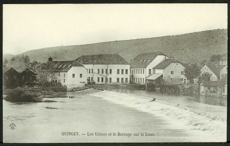 Les usines sur la Loue