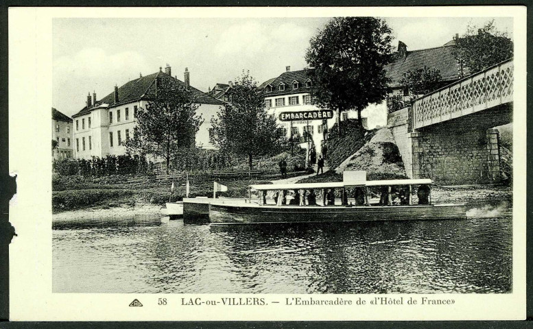 L'embarcadère de l'Hôtel de France