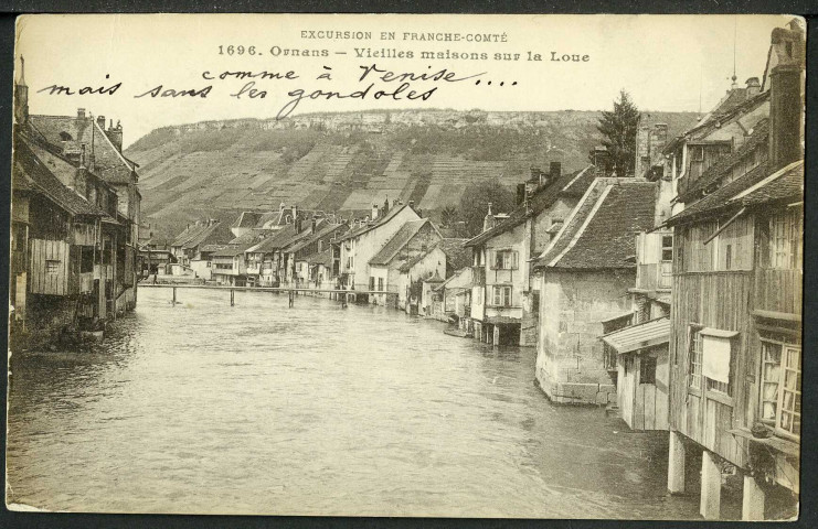 Vielles maisons sur la Loue