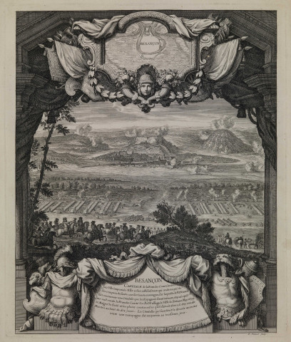 Vue du siège de Besançon