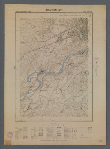 Plan directeur des services géographiques de l'armée, Besançon n°7