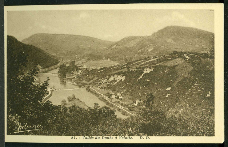 Vallée du Doubs à Velotte