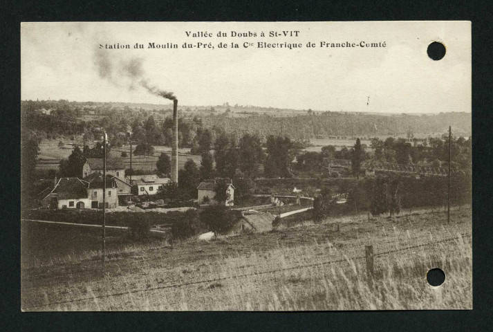 Station du Moulin du Pré de la Compagnie électrique de Franche-Comté