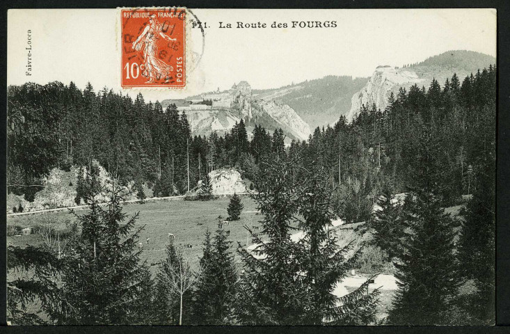 La route des Fourgs
