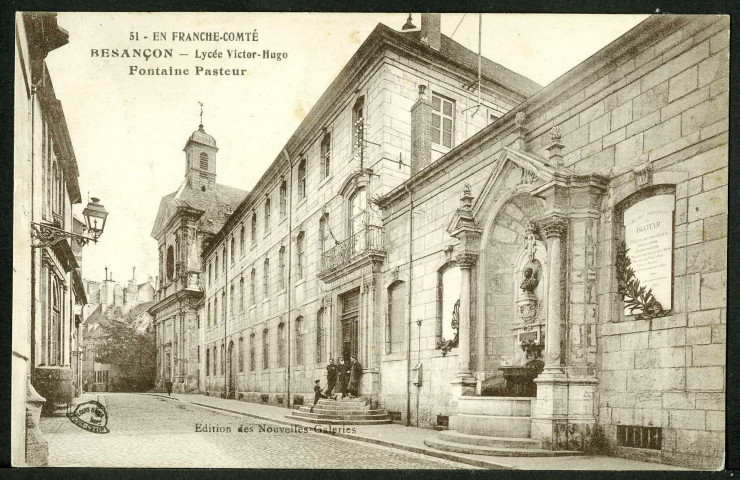 Lycée Victor Hugo, fontaine Pasteur
