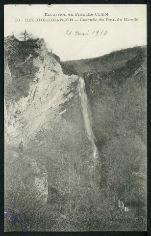 Beure - Besançon. Cascade du Bout-du-Monde