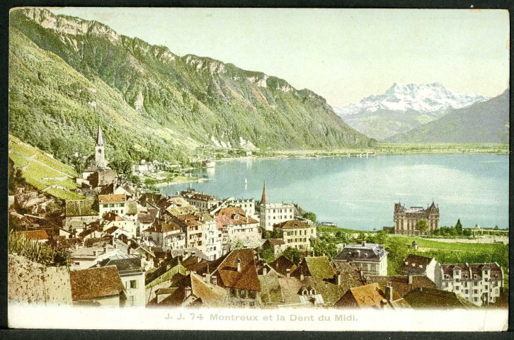 Montreux et la dent du Midi