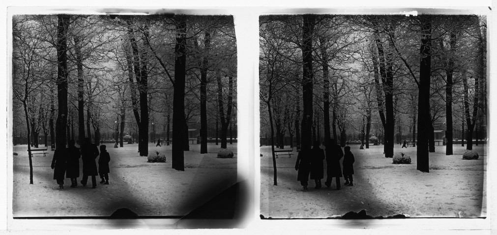 Vichy sous la neige