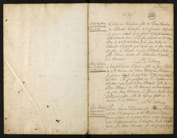 B 1776-1792 (protestants)