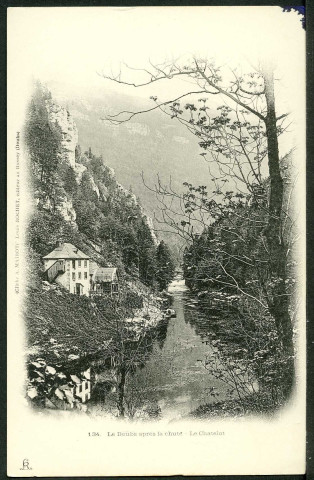 Le Doubs après la chute. Le Châtelot