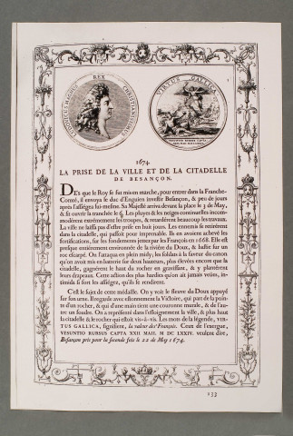 La prise de la ville et de la citadelle de Besançon