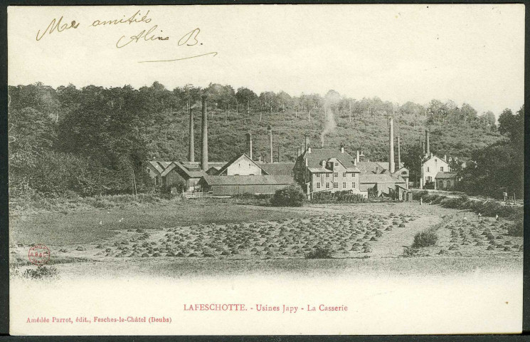 La Feschotte du Haut, usines Japy