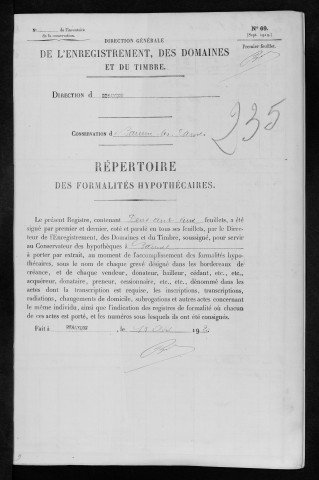 Volume n° 235