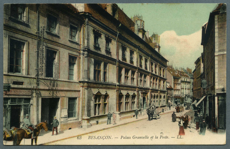 Palais Granvelle et la poste