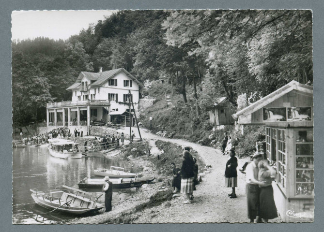 Saut du Doubs. Débarcadère et Hôtel de France