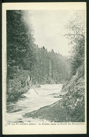Le Doubs dans la forêt de Fourpéret
