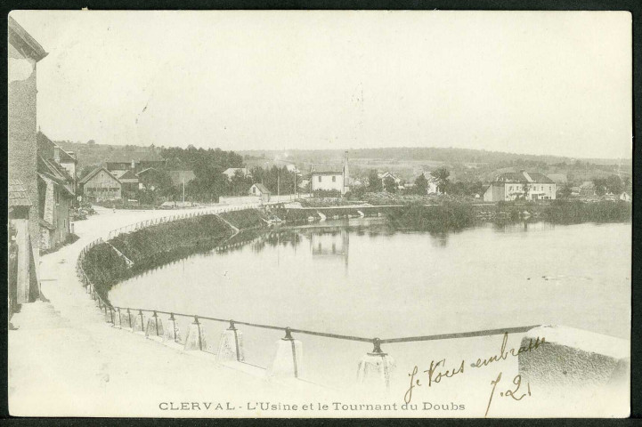 L'usine et le tournant du Doubs