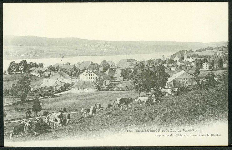 Malbuisson et le lac Saint-Point