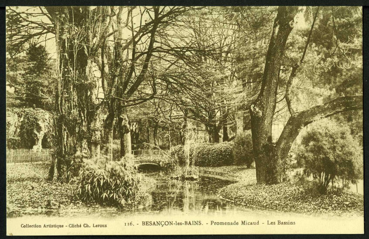 Promenade Micaud, les bassins