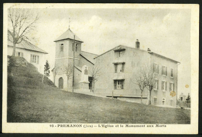 L'église et le monument aux Morts
