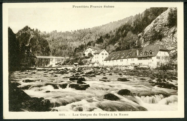 Les gorges du Doubs à la Rasse