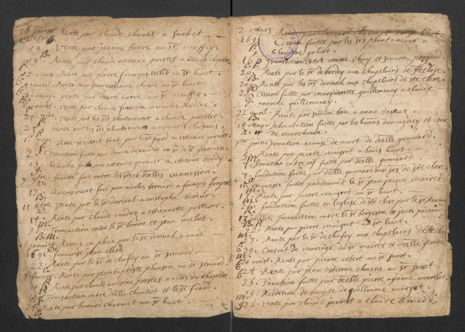 Répertoire chronologique