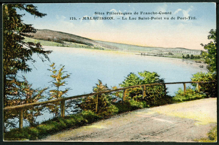 Le lac Saint-Point vu de Port-Titi