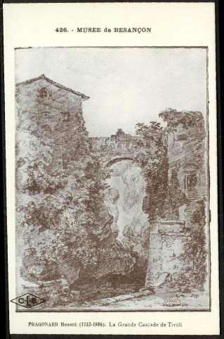 Musée, Fragonard, la grande cascade de Tivoli