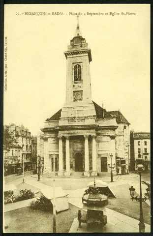 Place du 4 septembre et église Saint-Pierre