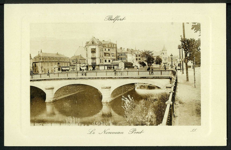 Le nouveau pont sur la Savoureuse