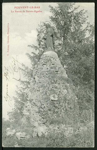 La statue de Sainte-Agathe