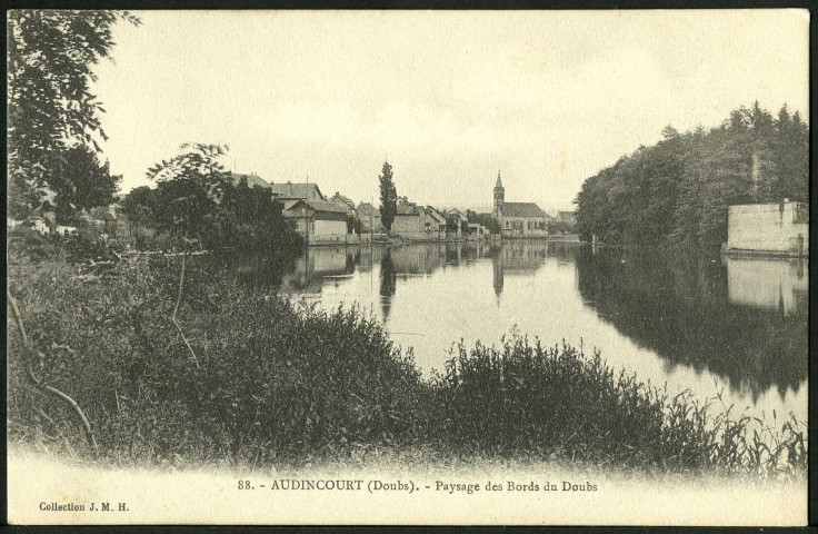 Paysage des bords du Doubs
