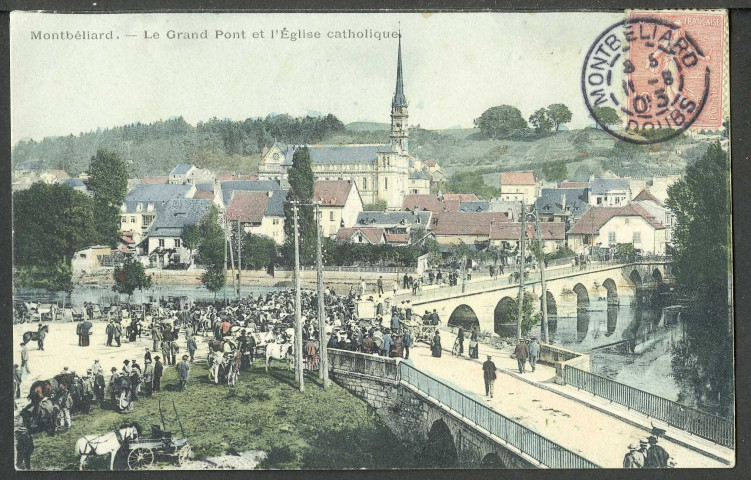 Le grand pont et l'église catholique