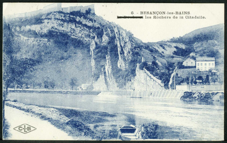 Le Doubs et les rochers de la citadelle