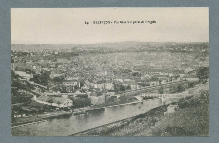 Vue générale prise de Bregille