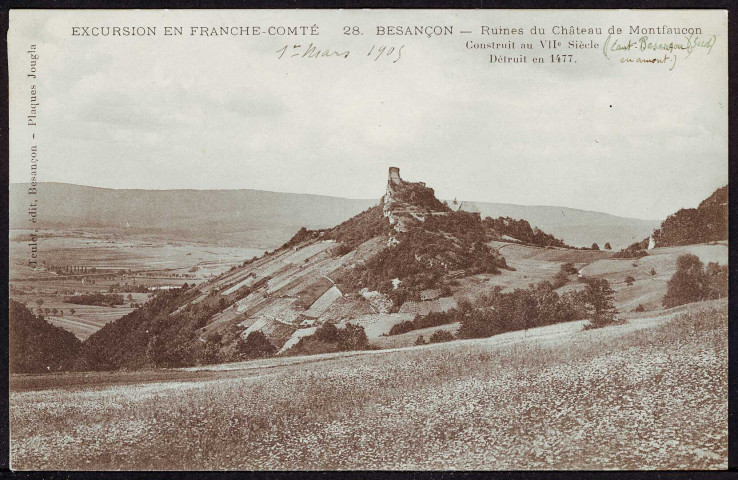 Ruines du château de Montfaucon