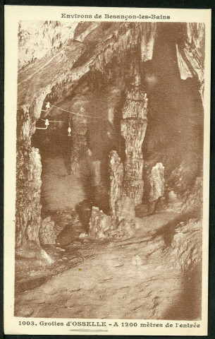 Grotte, à 1200m de l'entrée