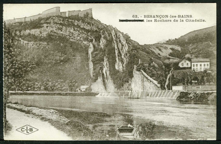 Le Doubs et les rochers de la citadelle