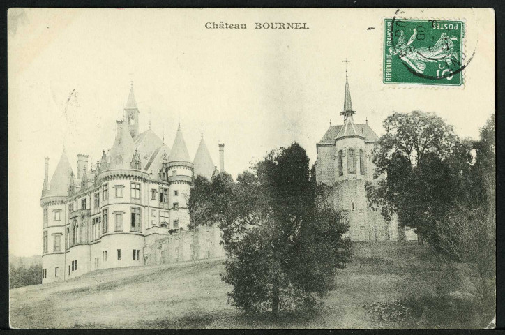 Château de Bournel, façade sur Cubry