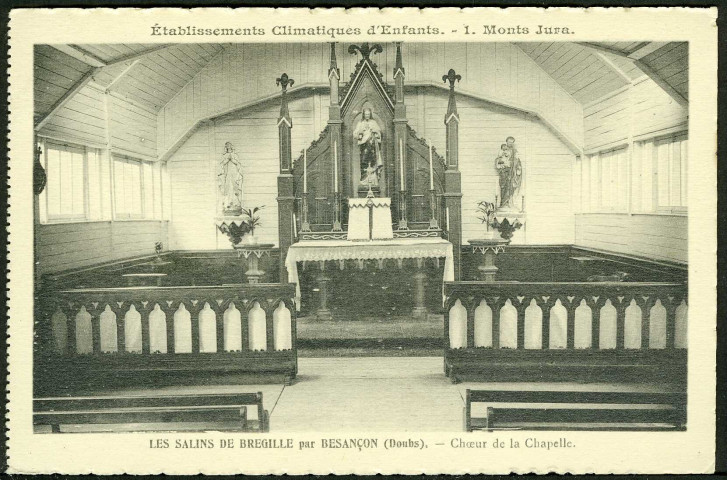 Choeur de la chapelle, Salins de Bregille