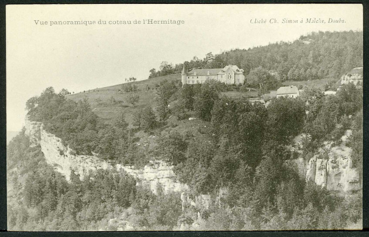 Vue panoramique du coteau de l'Hermitage