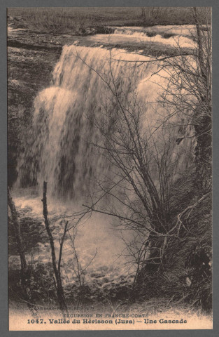 Vallée du Hérisson. Une cascade
