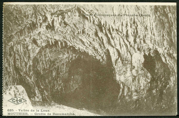 Vallée de la Loue. Mouthier. Grotte de Beaumarché