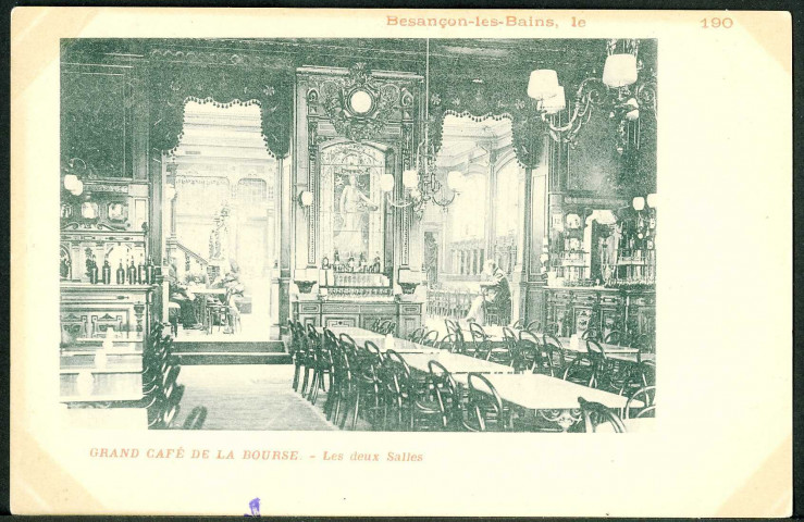 Grand café de la Bourse, les deux salles