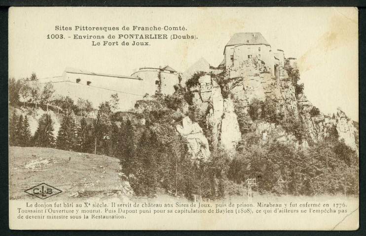 Le fort de Joux