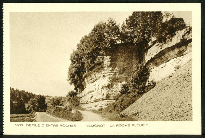 Défilé d'Entre-Roches, la Roche Fleurie