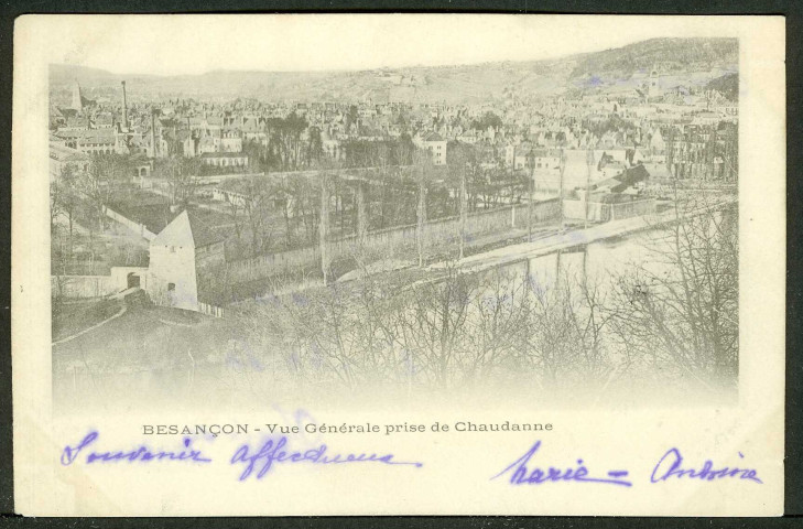 Vue générale prise de Chaudanne