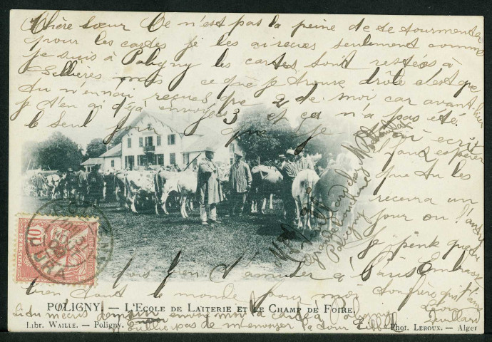École laitière et champs de foire