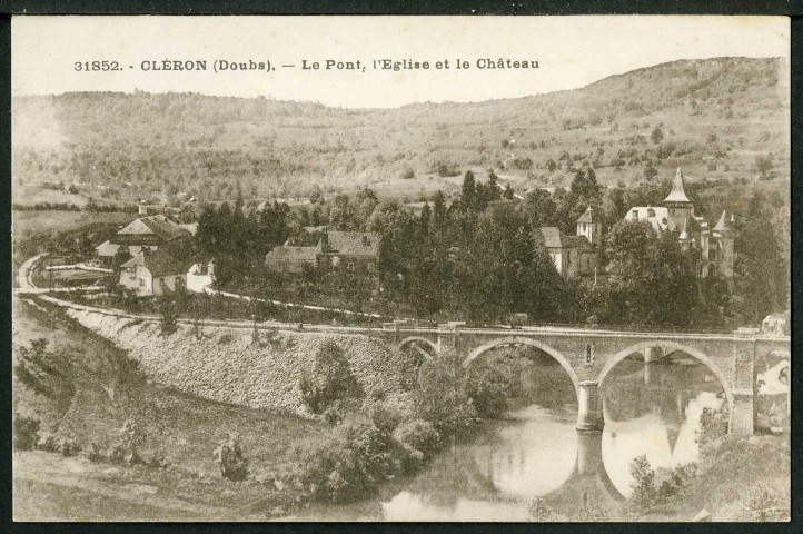 Le pont, l'église et le château