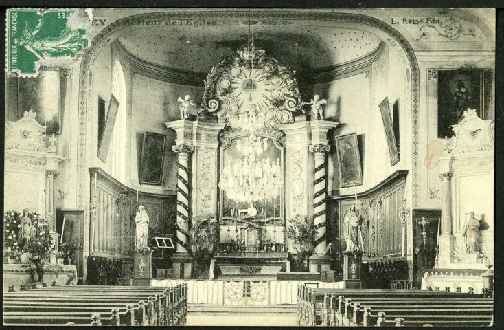 L'intérieur de l'église